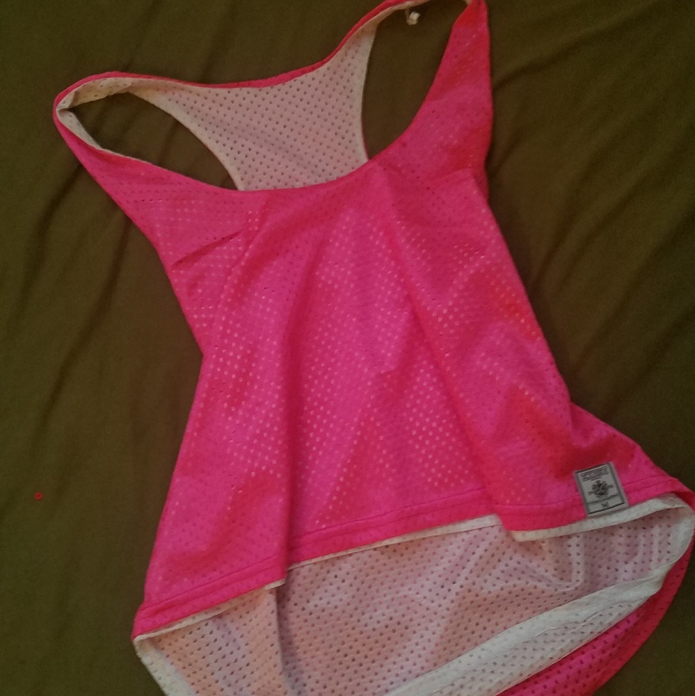 Crop top reversible pink and white 🤩